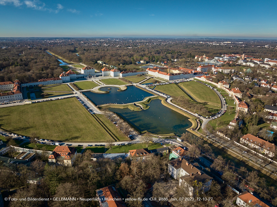 07.01.2023 - Umgebung vom Schloß Nymphenburg